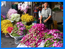 Цветочный рынок Бангкока