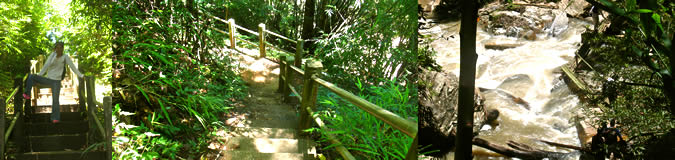 MAE WANG WATERFALL  BHUBHING  CHIANG MAI THAILAND_ ВОДОПАД  ЧИАНГ МАЙ ЧАНГ МЕЙ ТАИЛАНД