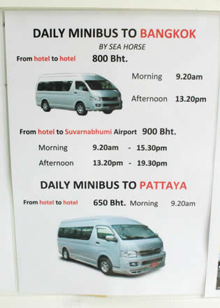 микроавтобусы ко чанг - бангкок, расписание, цены