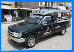 Taxis (Songtaews) in Koh Phangan