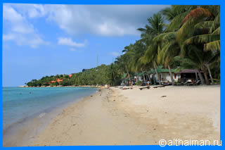 Ao Sri Thanu  beach Koh Phangan Ко Панган Тайланд