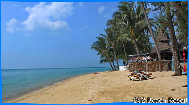 B 52 Beach resort Koh Phangan
