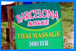 Haad Yao beach Thai massage (from 300 Bath/hour)